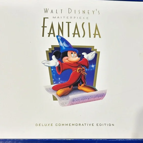 Walt Disney's Fantasia Deluxe Collector's Edition Set VHS DVD BOOK Certificate - Picture 3 of 10